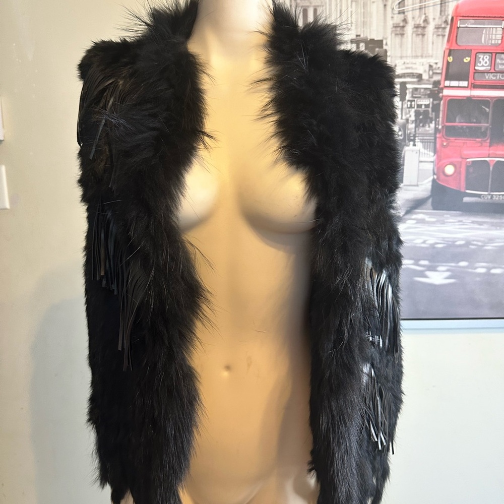 Queen sweet ema & Carla knit open vest wrap with 💯 cotton size XS\S